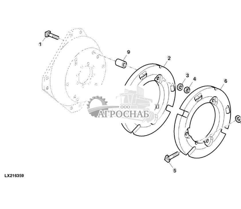 ГРУЗЫ 55 КГ (121 ФУНТ) ДЛЯ ЗАДНИХ КОЛЕС СО СТАЛЬНЫМИ ДИСКАМИ 